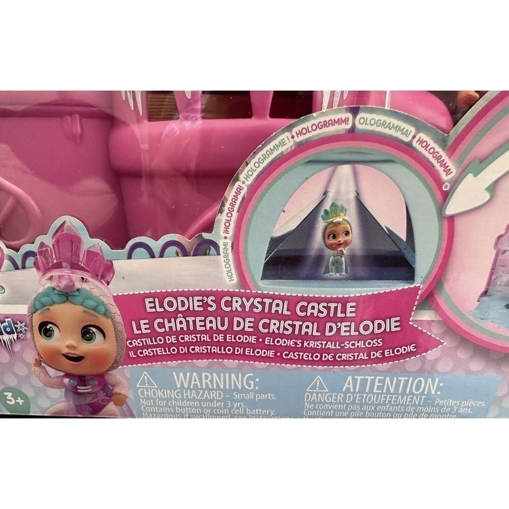 Cry Babies Elodie's Crystal Castle Icy World Magic Tears Playset Ages 3+ - Picture 3 of 5